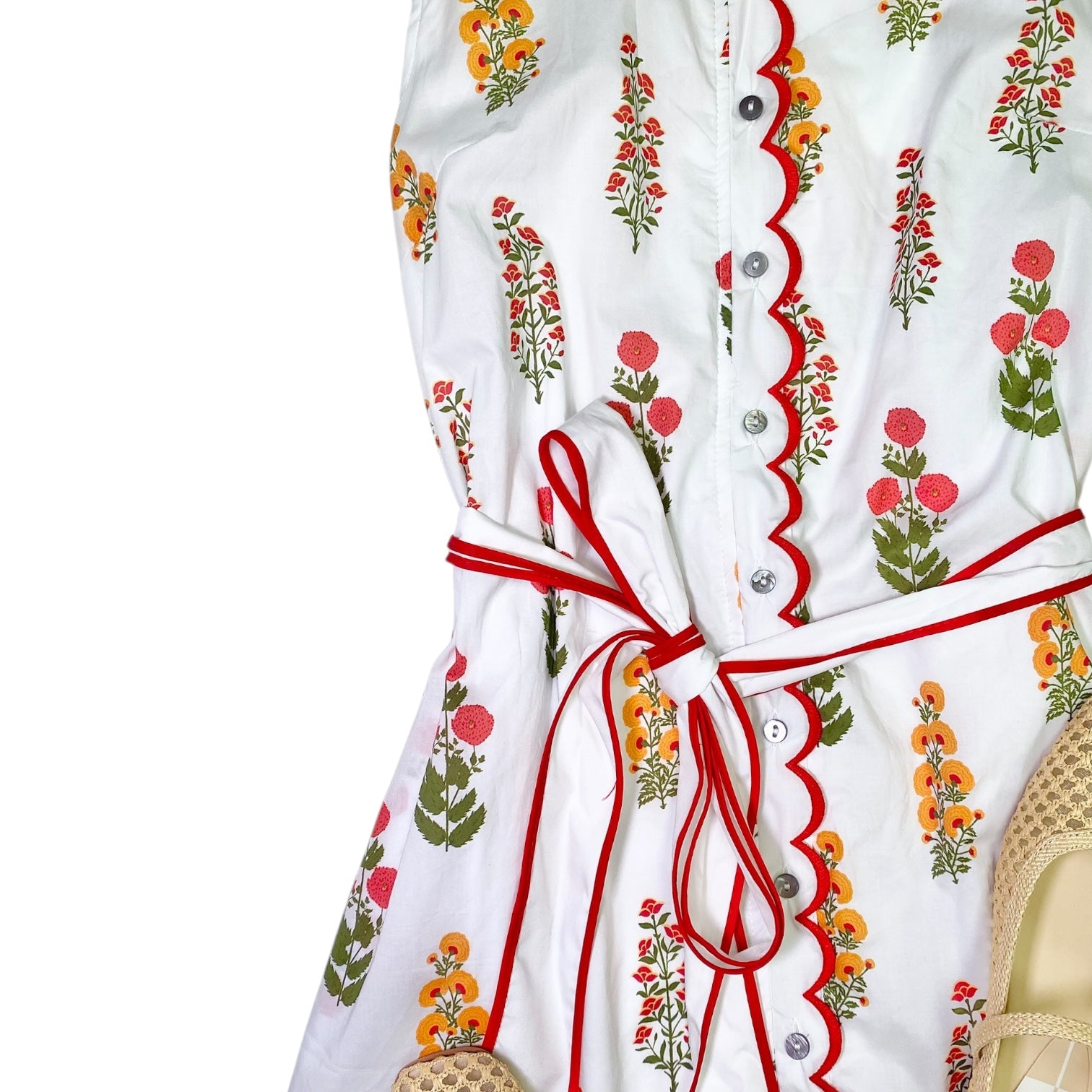 Deacon Dress Off White