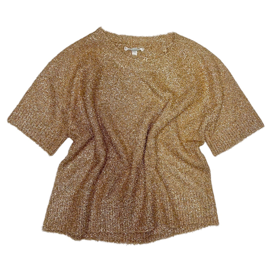 Eyelash Sparkle Sweater Gold