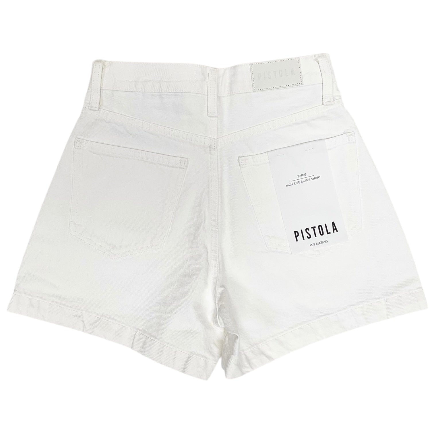 Saige Denim Short White