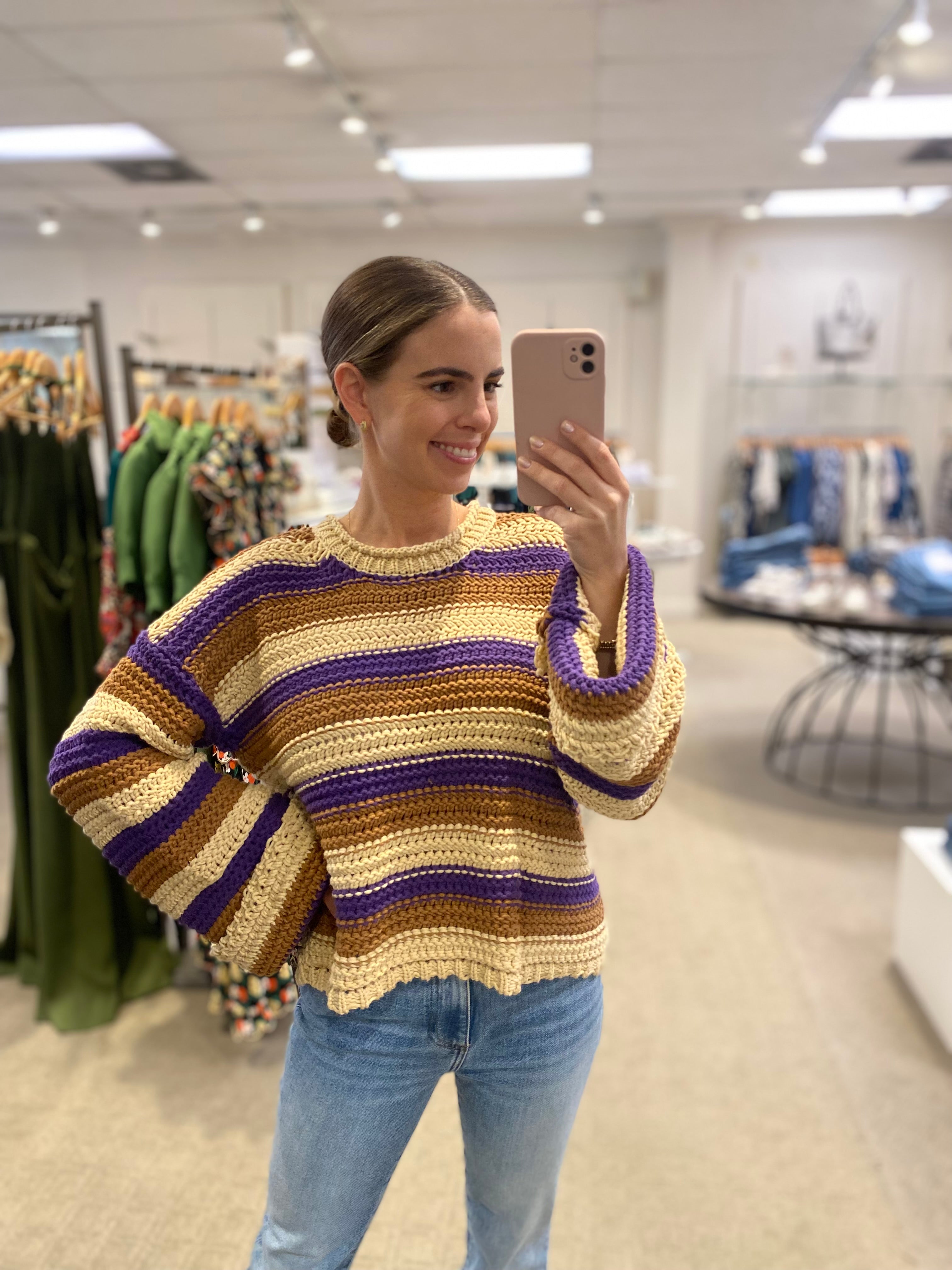 Ella Stripe Sweater