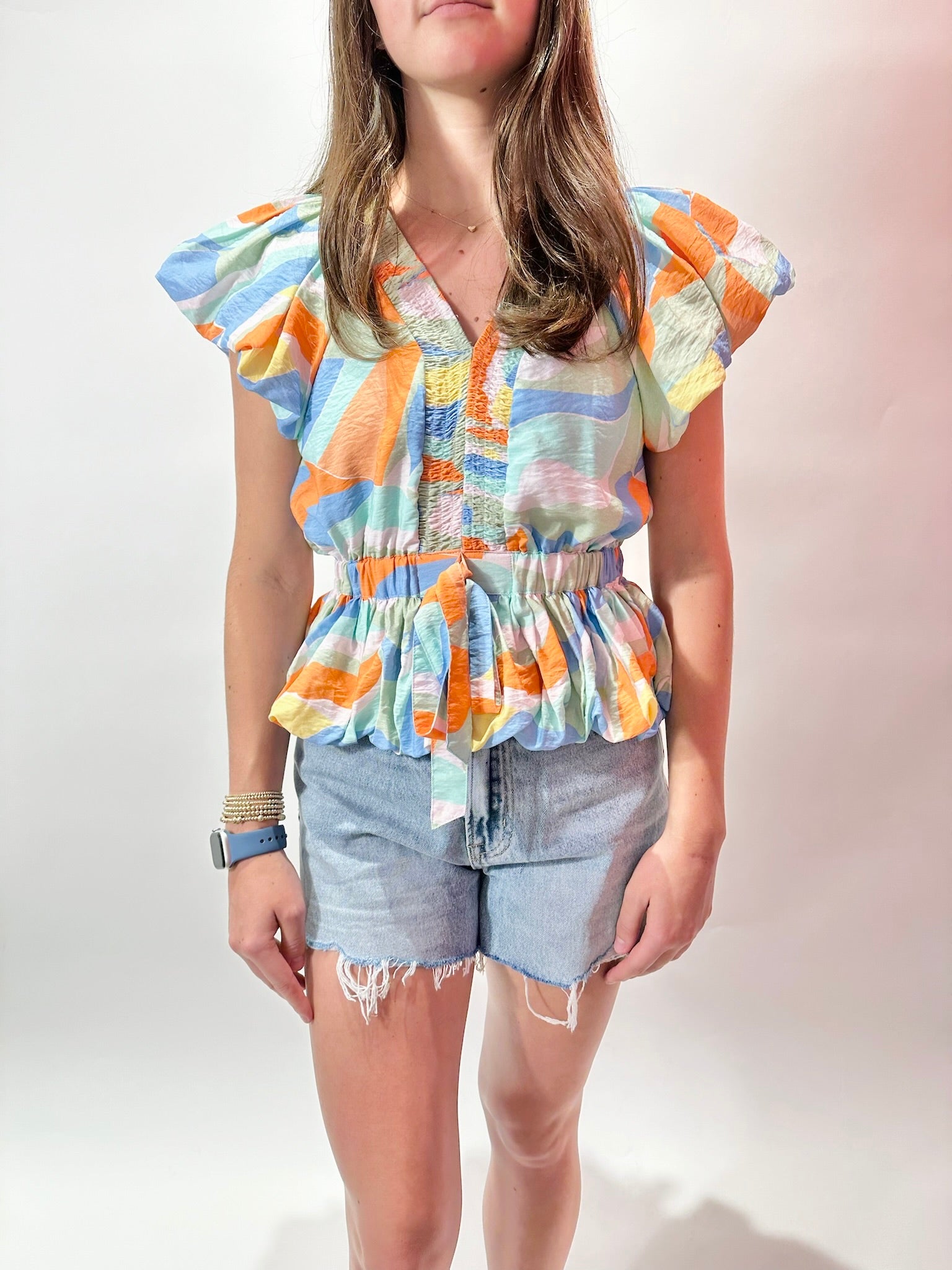 Boutiqo Top Blue