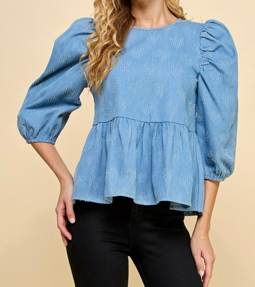 Chantelle Denim Top