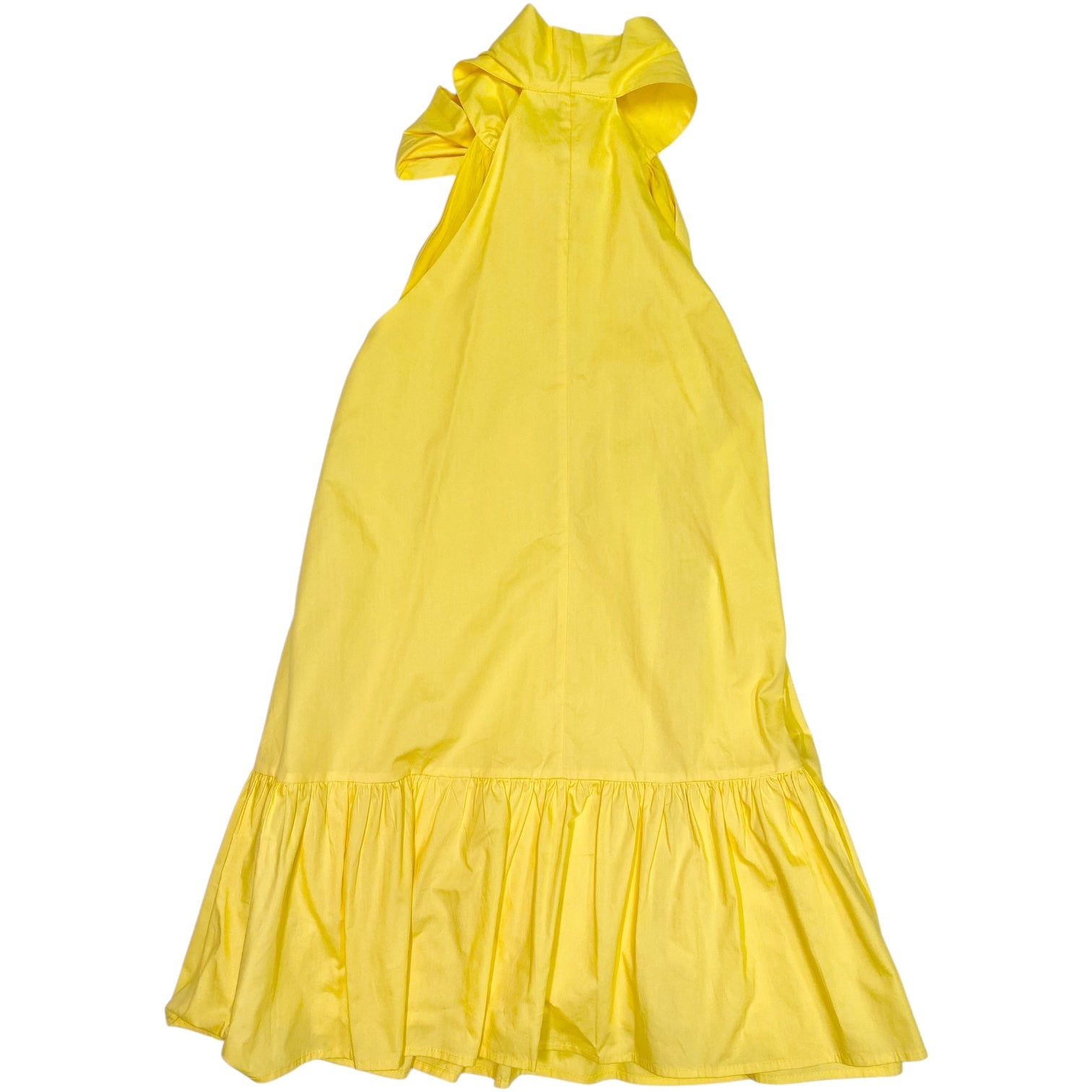Bow Front Mini Dress Yellow