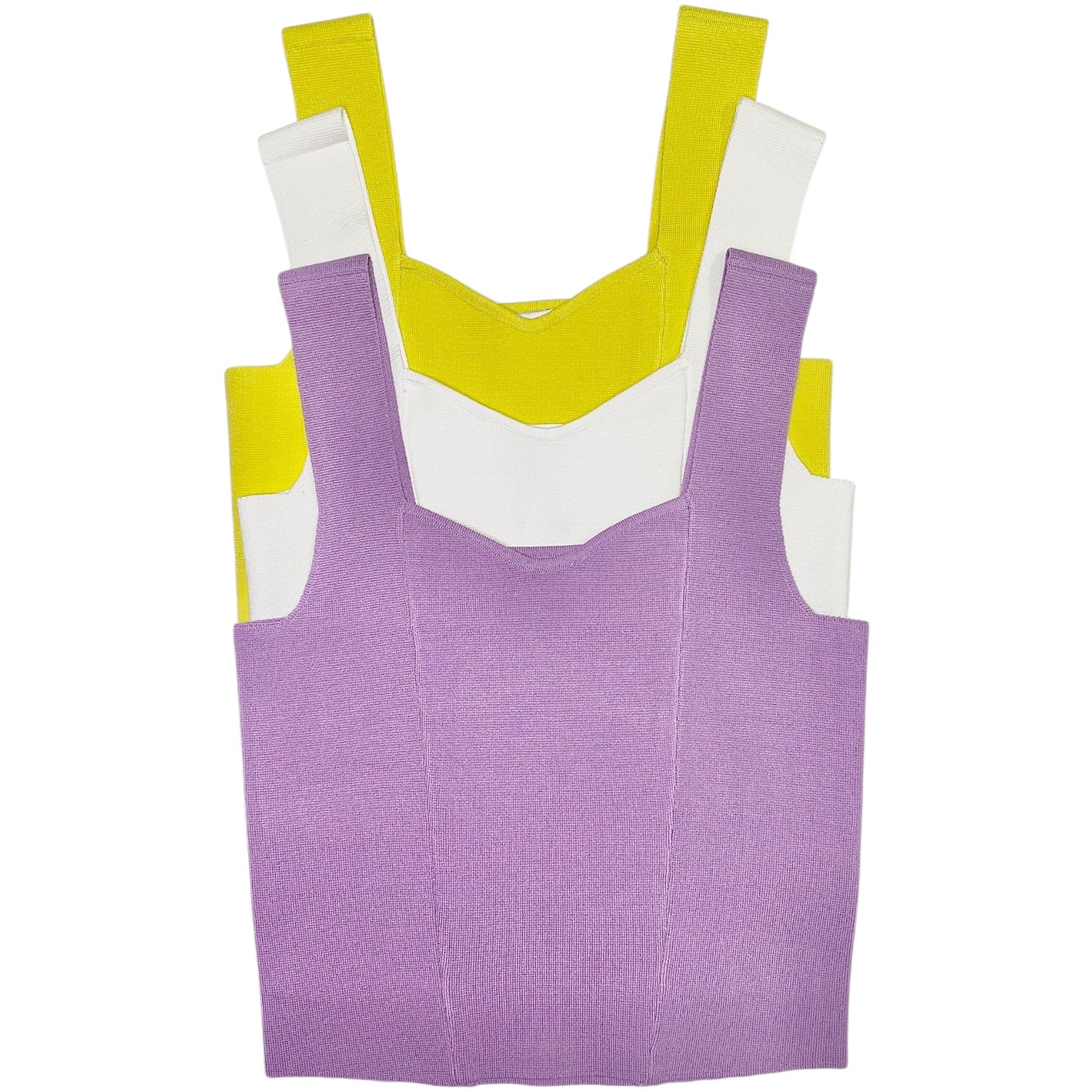 SLVLS Sweater Tank Lemon