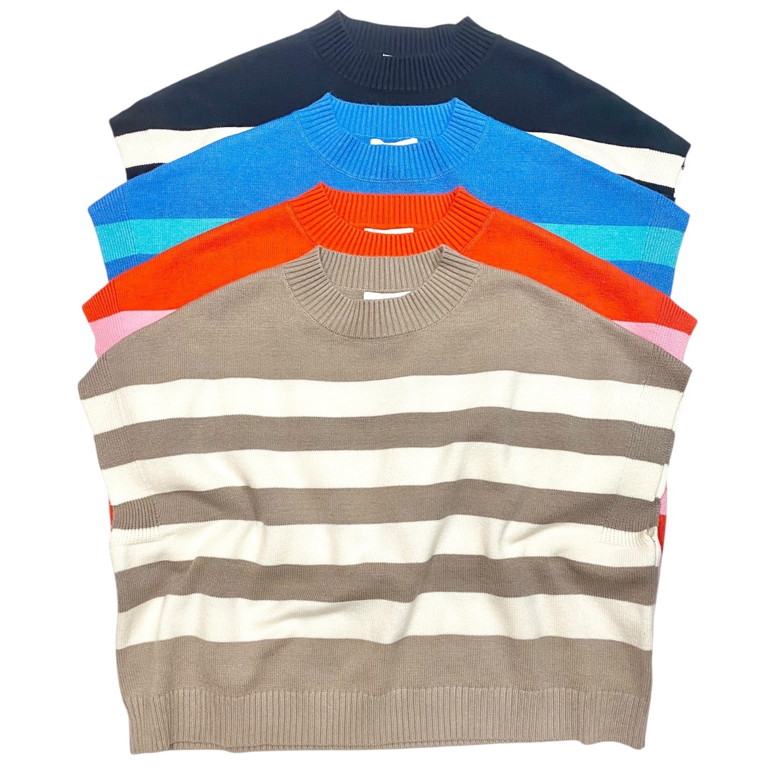 Ruth Stripe Sweater Sand