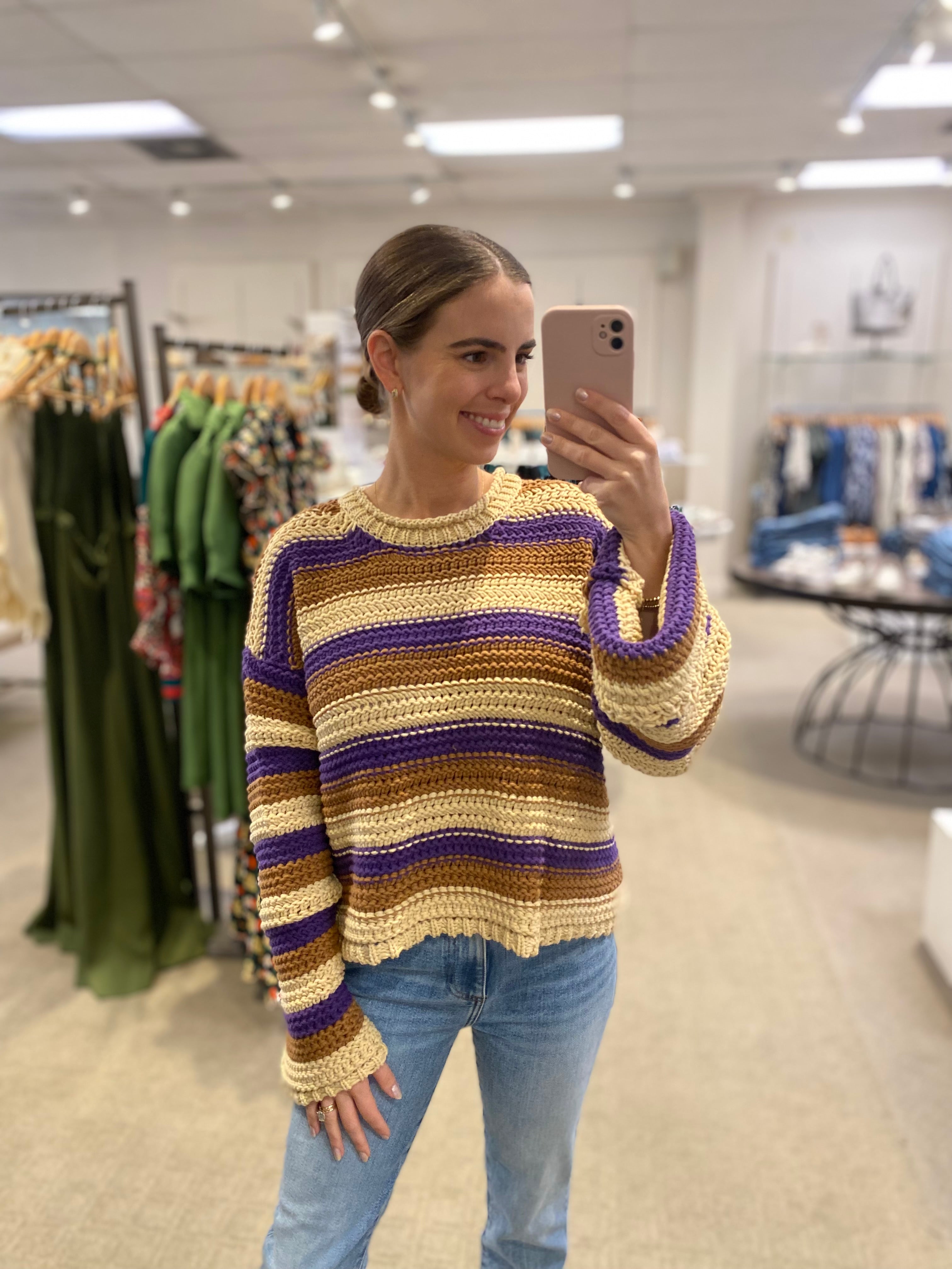 Ella Stripe Sweater