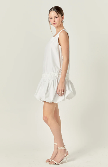Paisley Dress Off White