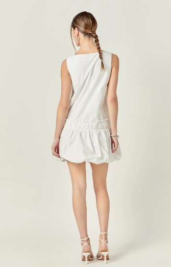 Paisley Dress Off White
