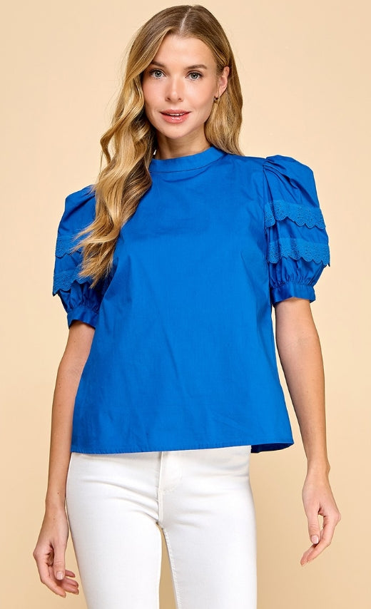 Cynthia Top Blue