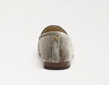 Velvet Chain Bit Loafer Sage