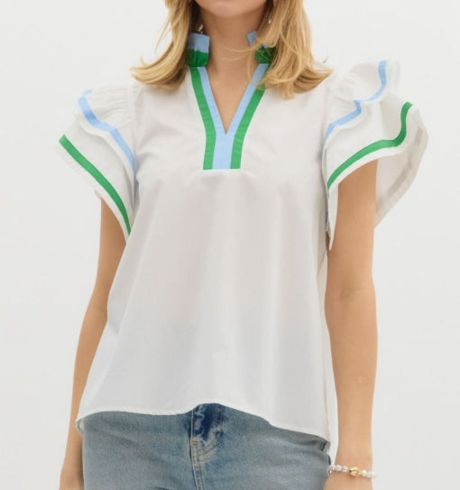 Waldorf Top Off White