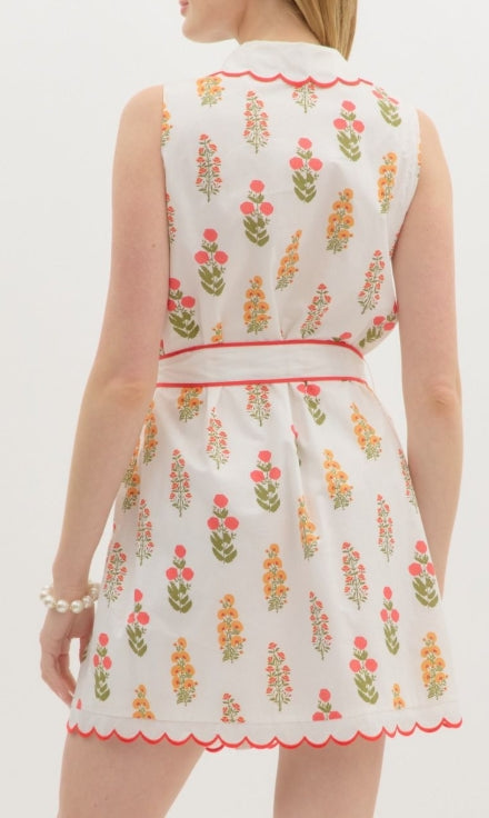 Deacon Dress Off White