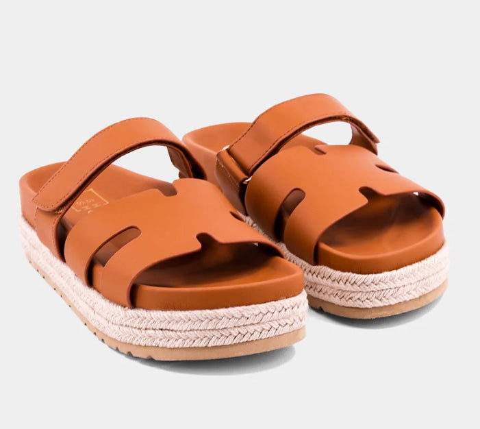 Platform Sandal Camel